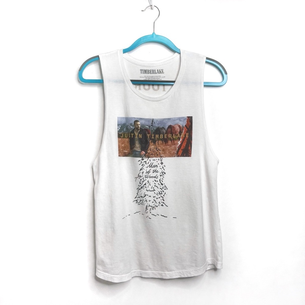 Justin Timberlake Man of the Woods Tour Muscle Tee Size L